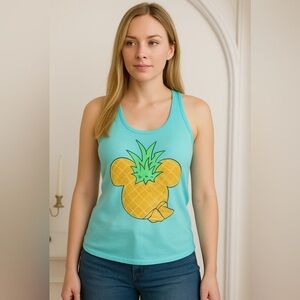 Disney Mickey Mouse pineapple racerback tank top